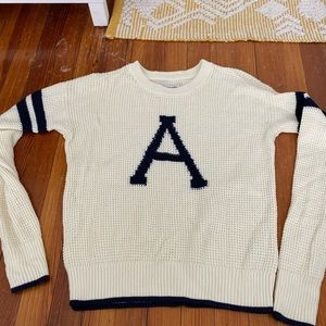 Abercrombie “A” sweater